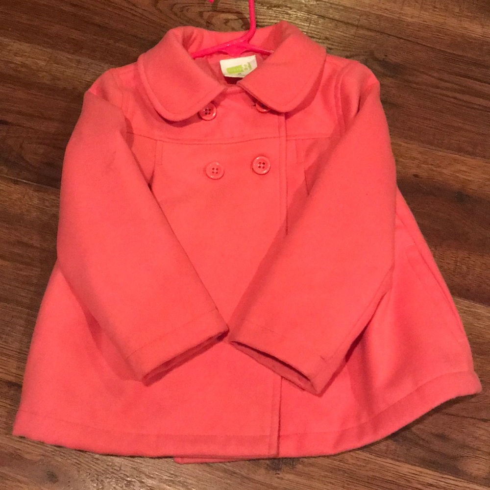 ❌SOLD❌Pink pea coat - Picture 2 of 4